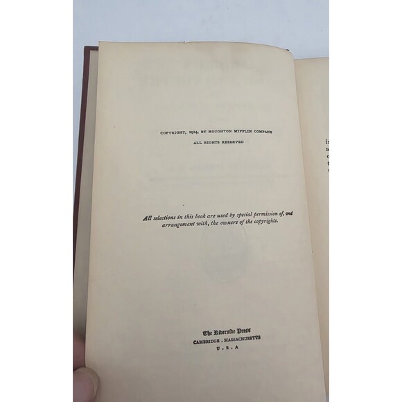 Modern Prose And Poetry For Secondary Schools Margaret Ashmun 1914 First Edition - Picture 8 of 11